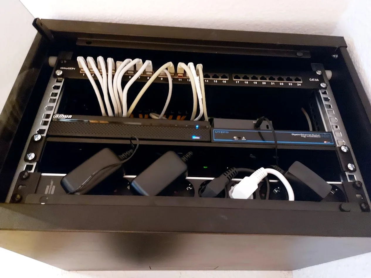 Sauberes Kabelmanagement im Netzwerkschrank