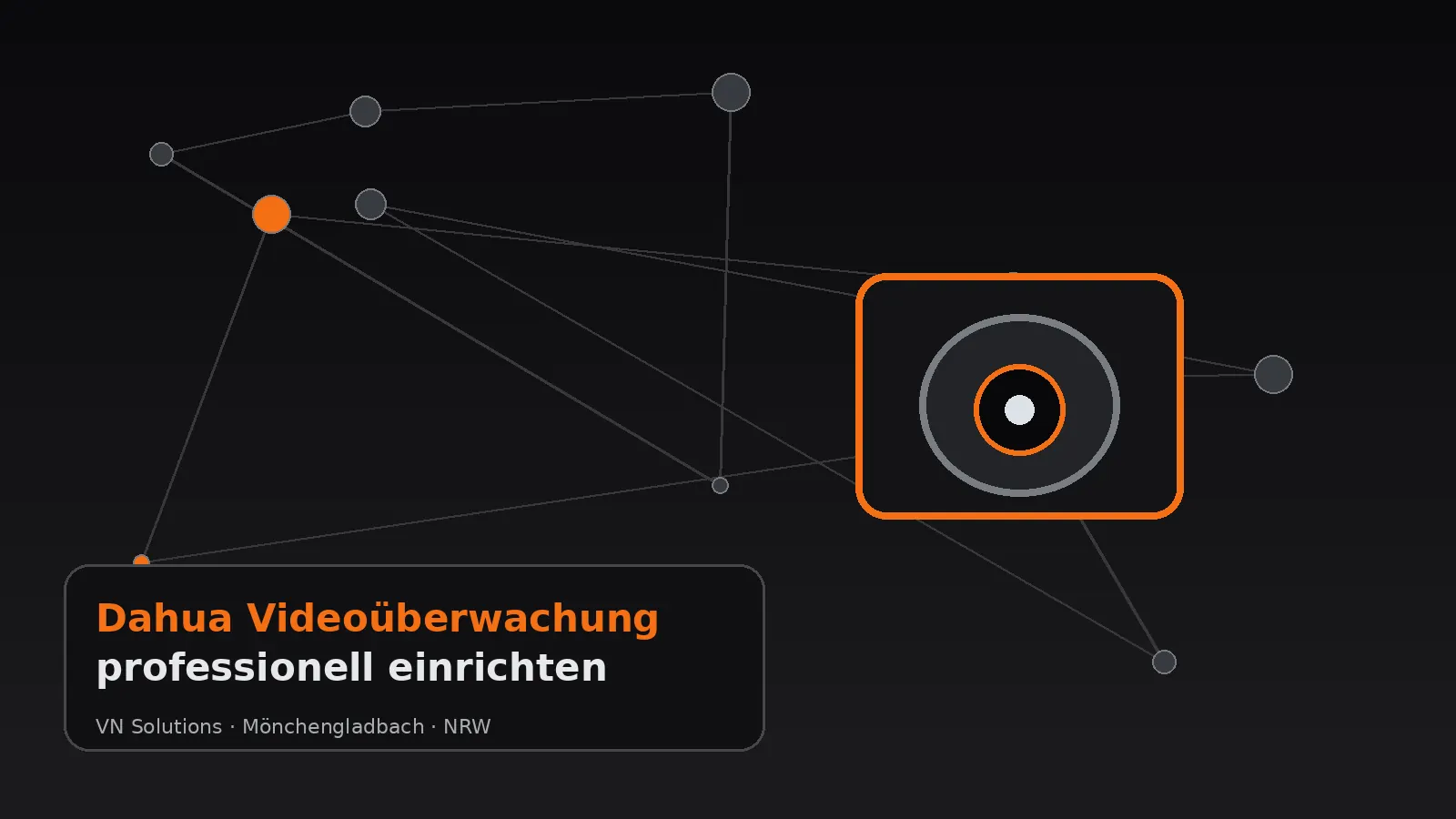Dahua Videoüberwachung professionell einrichten durch VN Solutions