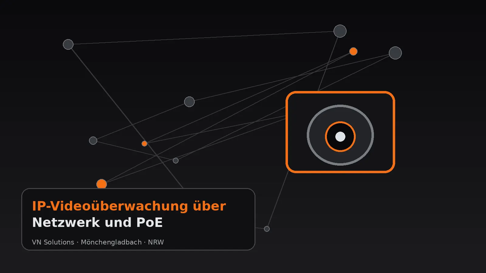 IP-Videoüberwachung über Netzwerk und PoE durch VN Solutions