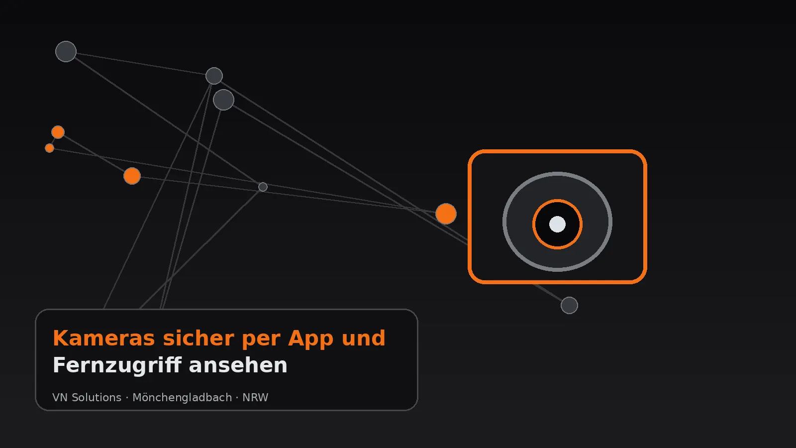 Kameras sicher per App und Fernzugriff ansehen durch VN Solutions