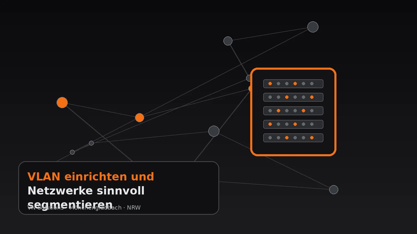 VLAN einrichten und Netzwerke sinnvoll segmentieren durch VN Solutions