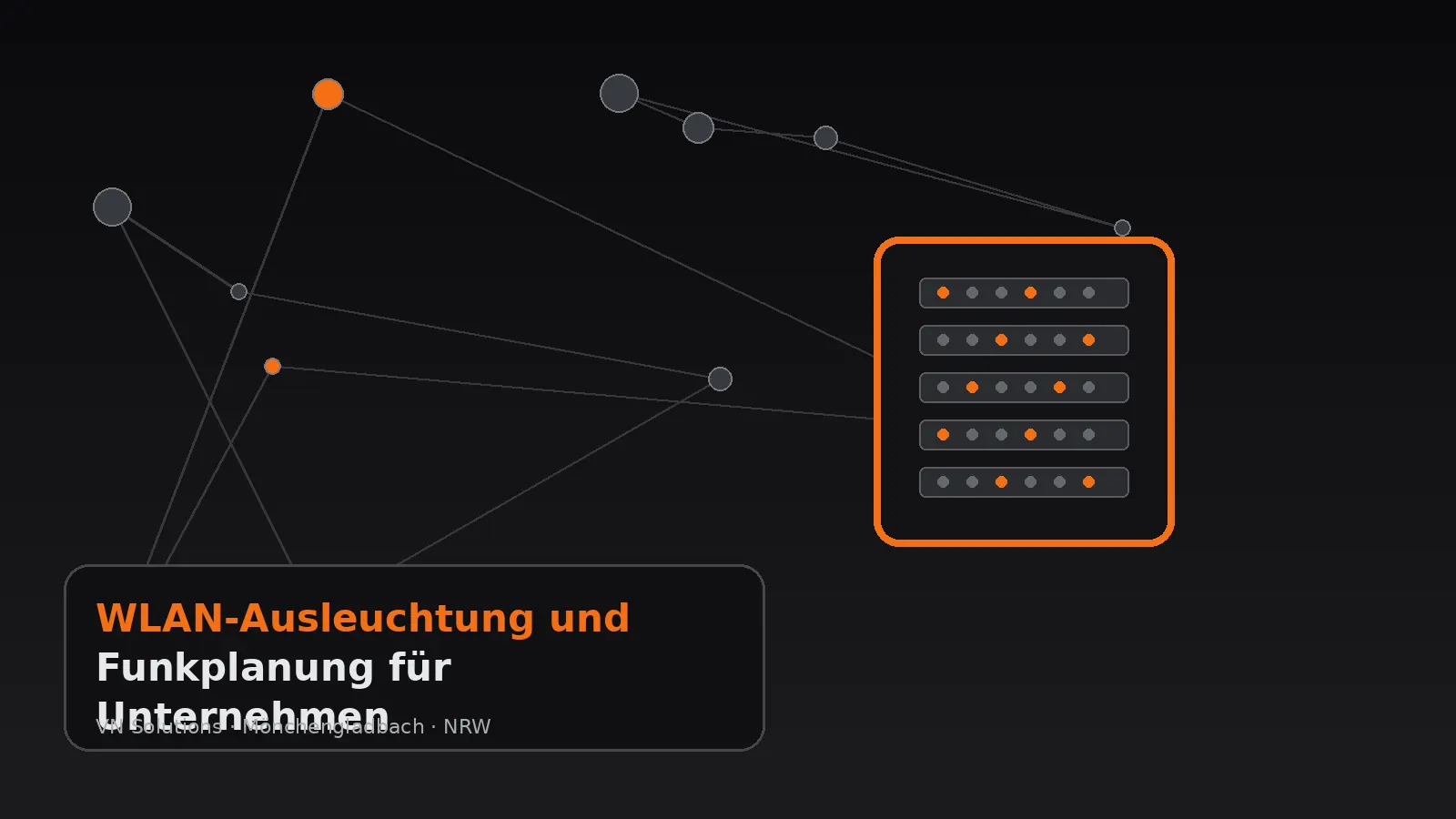 WLAN-Ausleuchtung und Funkmessung als Teil eines Netzwerkprojekts