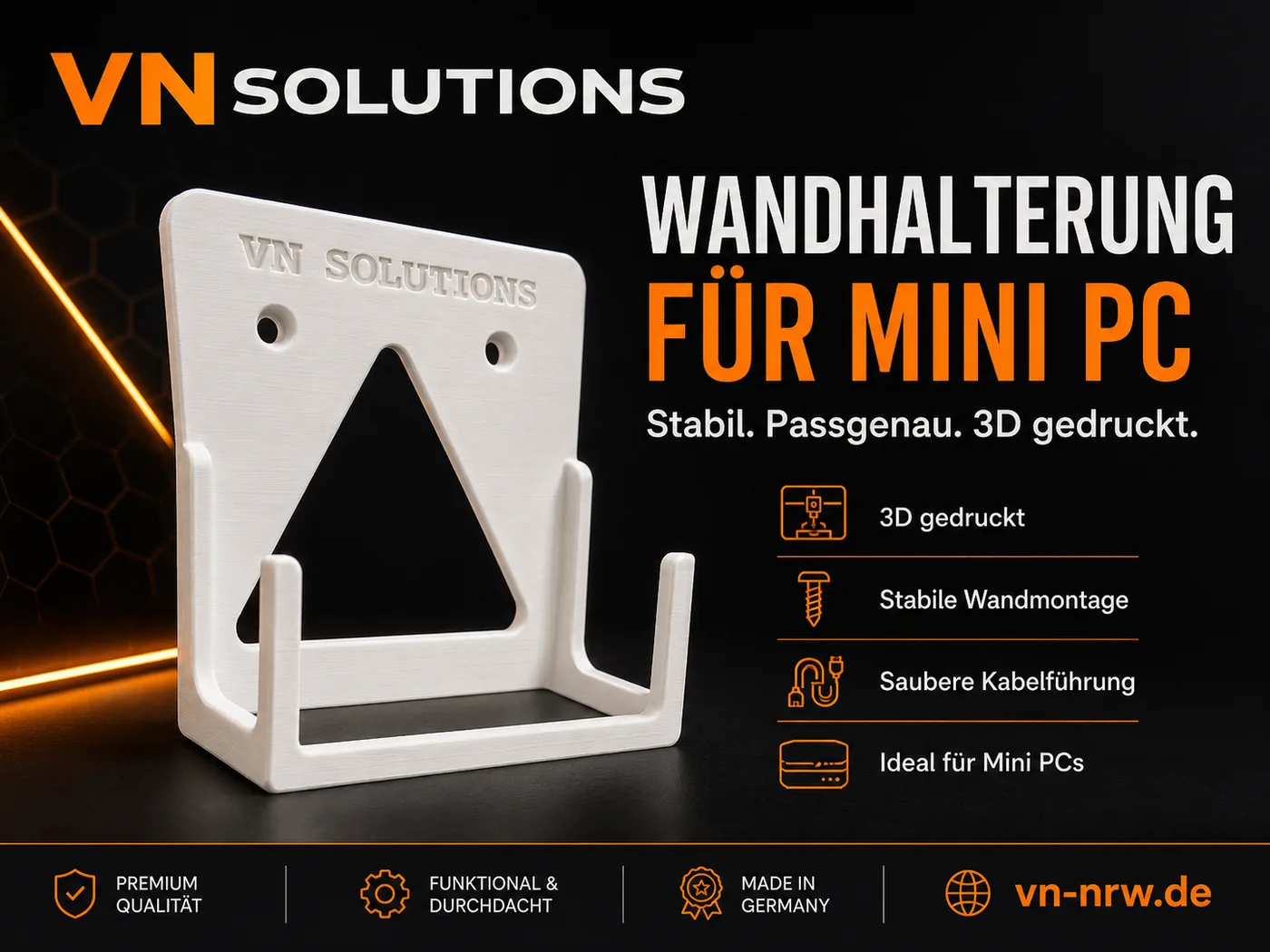 Wandhalterung für Mini PC